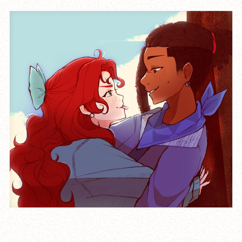 Two lovebirds captured in a moment...!