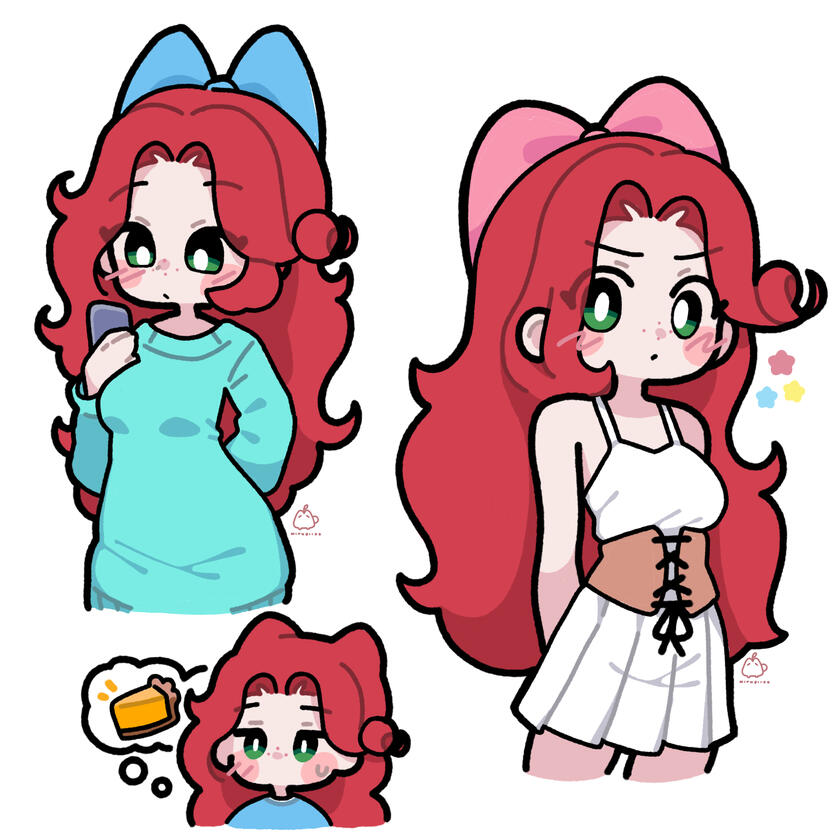 A gumpy little lass!