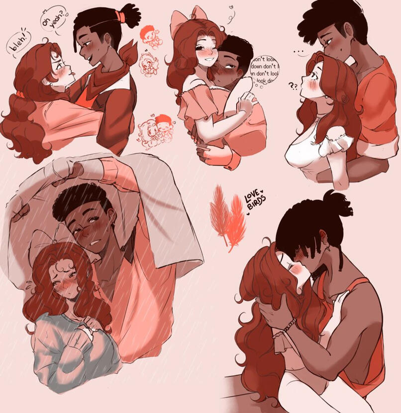 Emilia and Ryis doodle page!