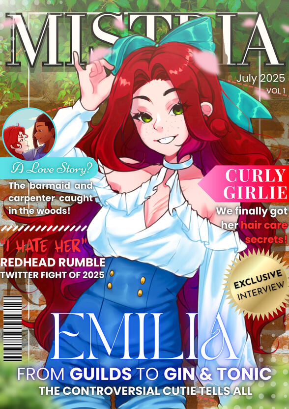 Front cover of Mistria Magazine!